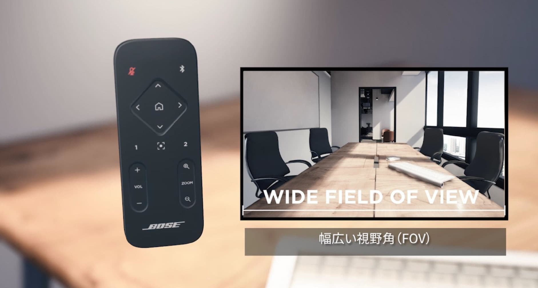 4Kワイドカメラでクリアなコミュニケーションの画像